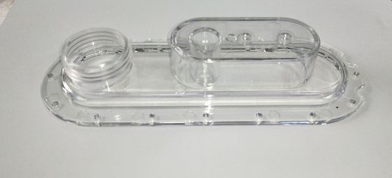 Parti di plastica trasparenti su ordinazione della base di plastica dello stampaggio ad iniezione PE/PP