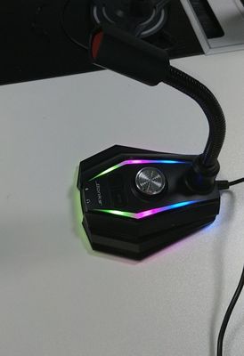 Il computer portatile da tavolino USB del computer ha fissato il microfono di Live Voice Changer Voice Chat del gioco del microfono