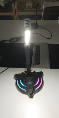 USB Desktop Meeting Completo Karaoke Esports Microfono 2 regolazione lampada da tavolo