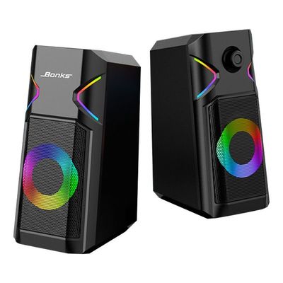 RGB Gaming Computer Speaker USB Laptop Piccolo Audio Super Volume Subwoofer desktop