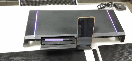 SECC Metal Monitor Stand con USB3.0 Hub / ricarica wireless